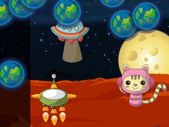 Space Puzzles for Toddlers : Discover the galaxy , the space and UFO ! FREE app screenshot