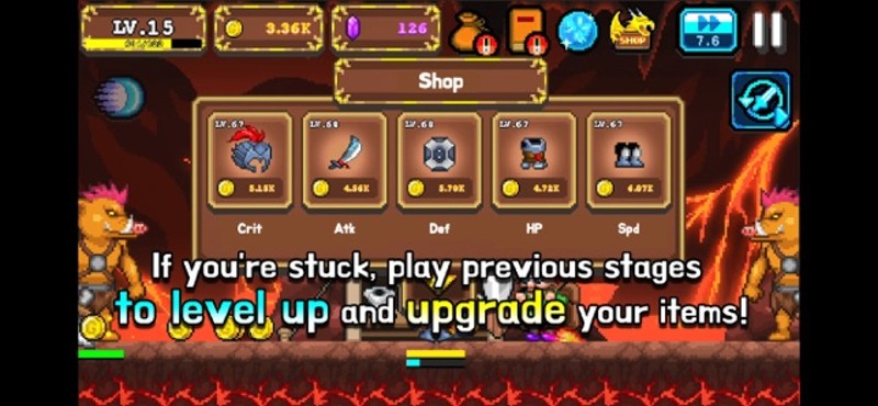 Tap Knight : Dragon's Attack screenshot