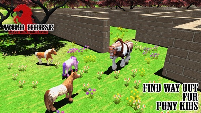 Wild Horse Maze Runner Simulator 2017 screenshot