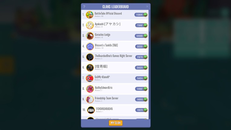 BattleTabs screenshot