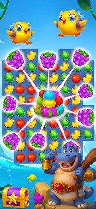 Candy Fruit Match 3 Puzzle Image