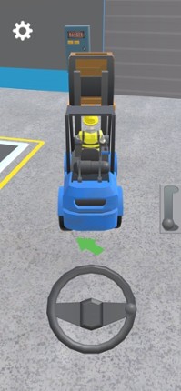 Forklift Driver 3D Image