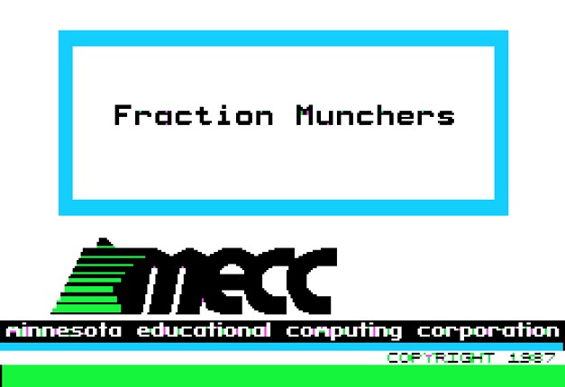 Fraction Munchers screenshot
