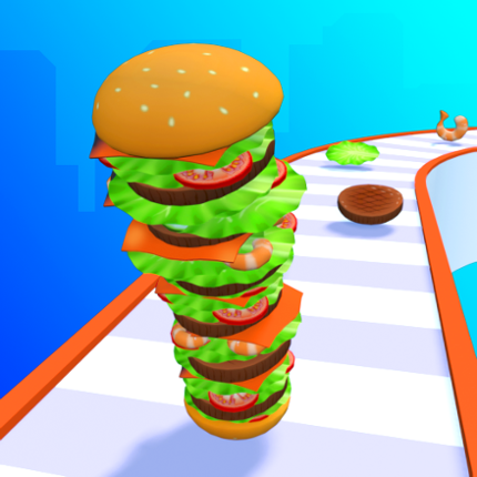 Burger Stack Runner 3D Game Cover