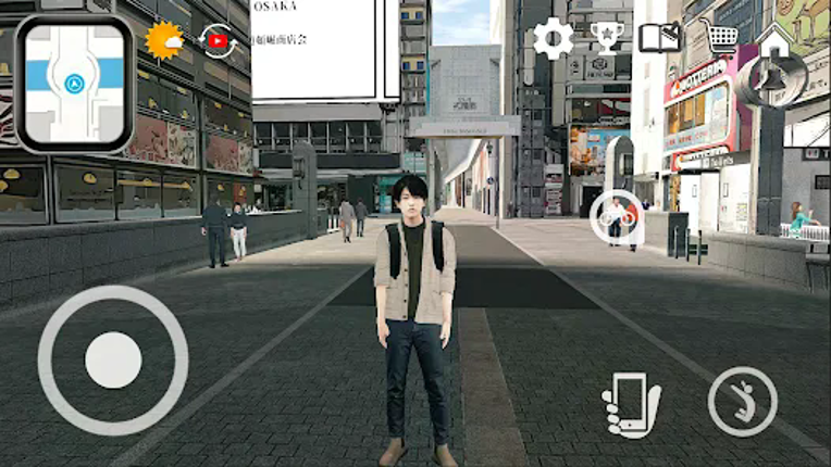 Delivery Food Sim- Japan Osaka screenshot