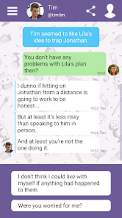 Hey Love Tim: High School Chat screenshot