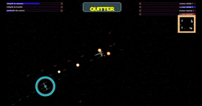 Star wars spaceship fight Image