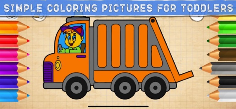 Baby games: my simple coloring screenshot