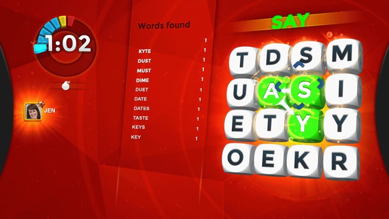 Boggle screenshot