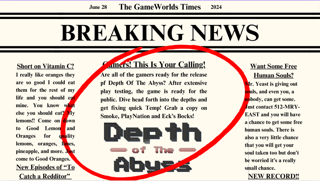 Games like Depth of the Abyss