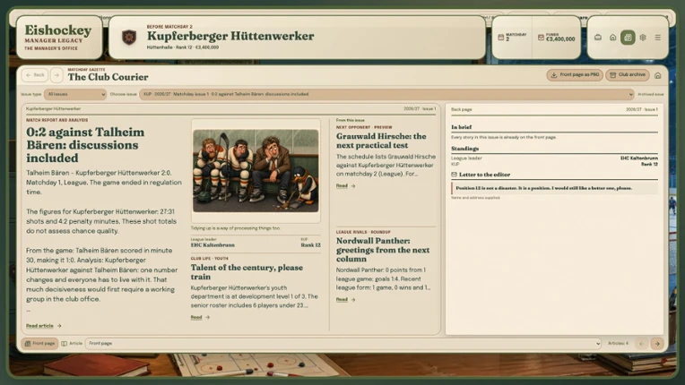 Eishockey Manager Legacy screenshot