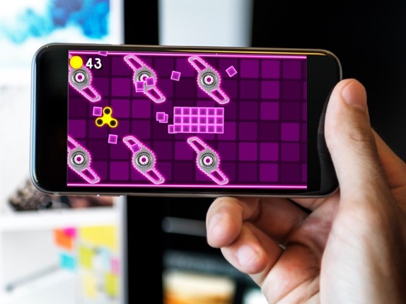 Fidget Spinner Wheel Arcade Game The Floor is Lava screenshot