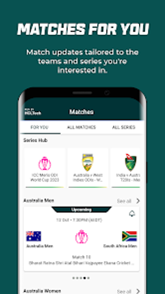 Cricket Australia Live screenshot