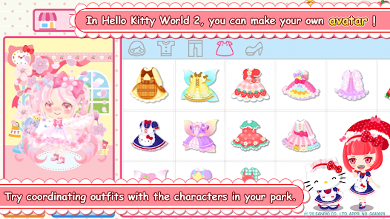 HelloKittyWorld2 Sanrio Kawaii screenshot