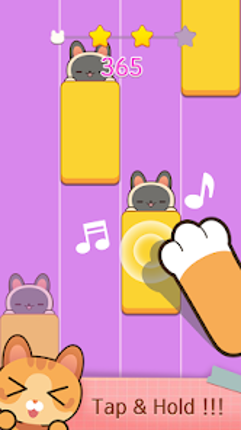 Piano Cat Tiles - Room Design screenshot