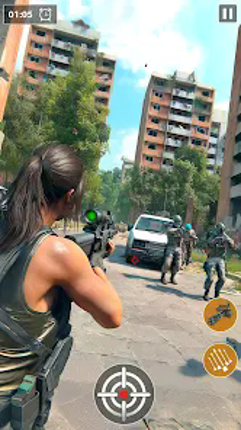 Gun Girl: War Shooting Games screenshot