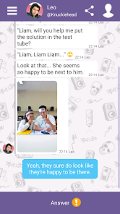 Hey Love Tim: High School Chat screenshot