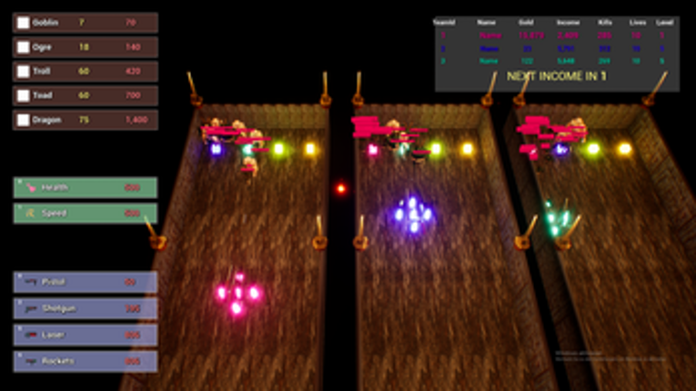Hero Line Defense Battle screenshot