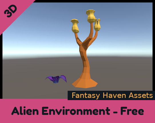 LOW POLY - Alien Environment - FREE 01 Image