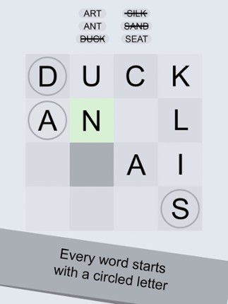 Letter Boxes screenshot