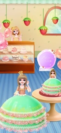 Queen Skirt Cake Making screenshot