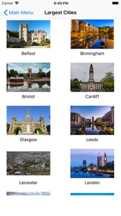 Regions of the United Kingdom screenshot