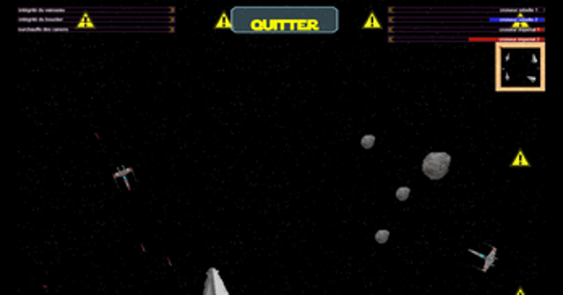 Star wars spaceship fight screenshot