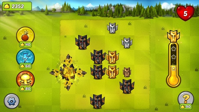 Tiny Totem Tap- Aztec, Mayan gold chain reaction puzzle game hd screenshot