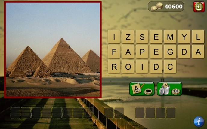 Which Place in the World? Sightseeing Word Quiz screenshot