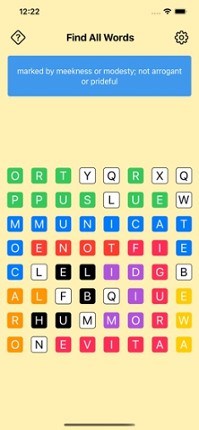 Word Match Searching screenshot