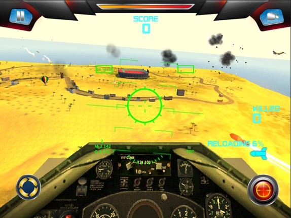 Air Strike Beach War Zone Flight Unlimited screenshot