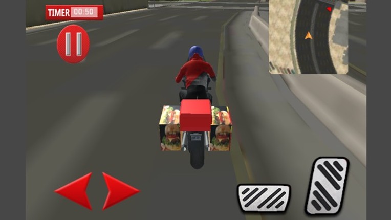 Fast food Motorcycle Delivery &amp; Bike Rider Sim Image