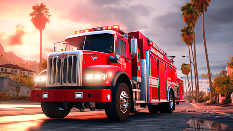 Fire Truck Simulator Game screenshot