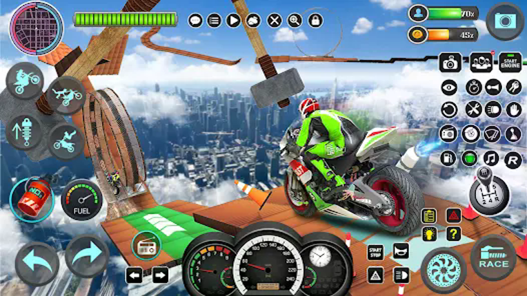Mega Ramp Bike Stunts Games 3D screenshot