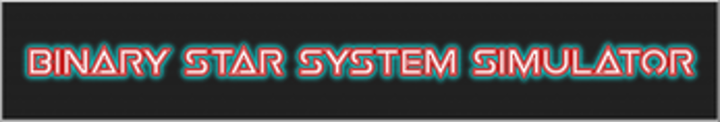 Binary System Simulator screenshot