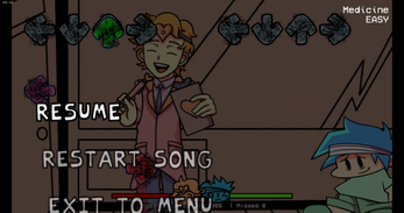 FNF MENTAL MADNESS/STATIC MEMORIES screenshot