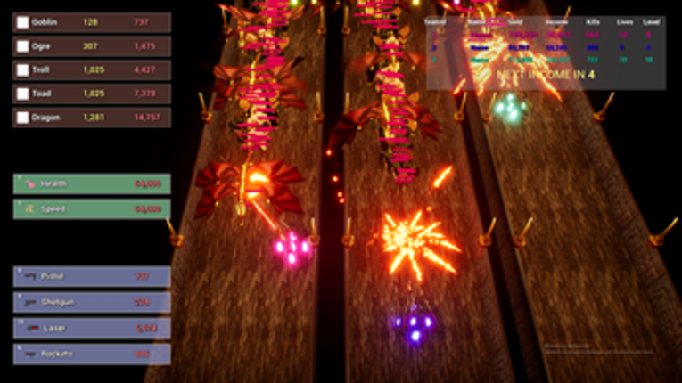 Hero Line Defense Battle screenshot
