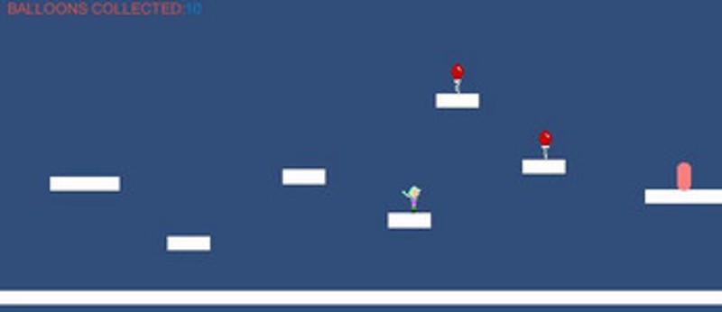 Birthday Balloon Bonanza Platformer Game by Alok Roy Chatterjee, Kerry Chen, Ellawyn Fong, Hongyi Zheng screenshot