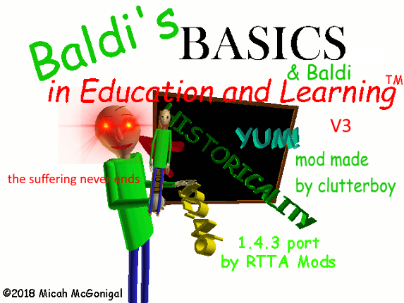 Baldi's Basics & Baldi (1.4.3 Port) Game Cover