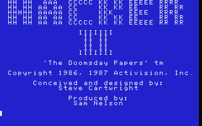 Hacker II: The Doomsday Papers Image