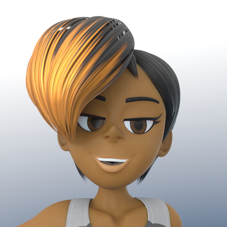 Games like Mona - 3D Character (Blender v3.4+)