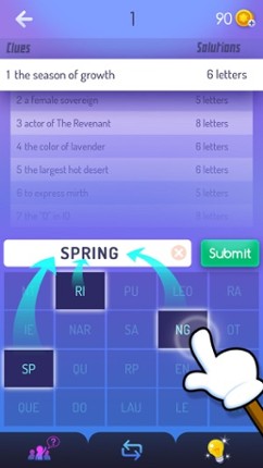 Mystic Words – Figure out 7 words with clues! screenshot