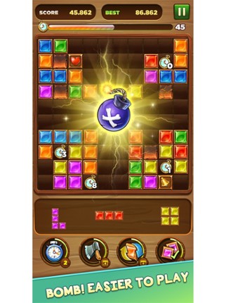 Wood block puzzle blast screenshot