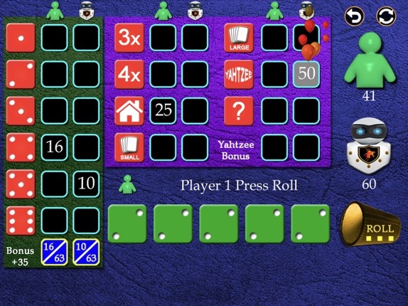 Yatzy Extreme screenshot