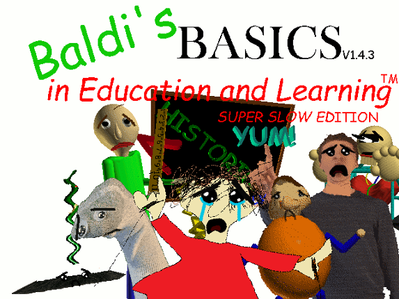 Baldi's Basics Super Slow Edition Game Cover