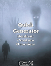 Quick Generator Sentient Creature Overview Image