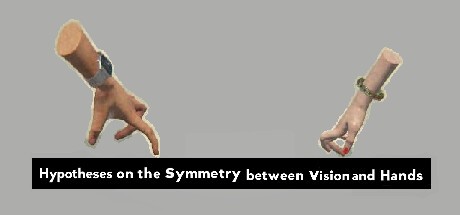 Games like Hypotheses on the Symmetry between Vision and Hands