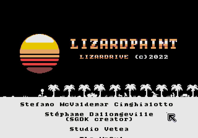 Games like LIZARDPAINT - Paint on SEGA Genesis / Megadrive / メガドライブ