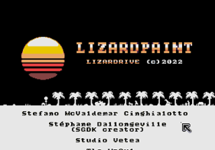 LIZARDPAINT - Paint on SEGA Genesis / Megadrive / メガドライブ Image