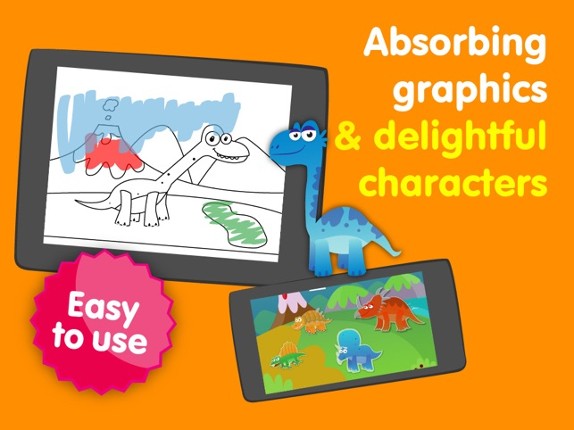 Planet Dinos – Jurassic Dinosaurs Games &amp; Educational Puzzles for Kids and Toddlers (HD) Image